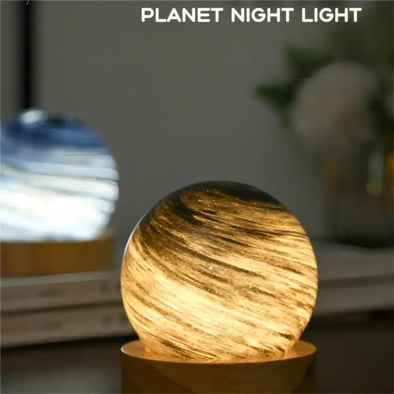 Unique 3D Moon Lamp with Wooden Stand – Ideal for Birthdays, Christmas, and Special Occasions