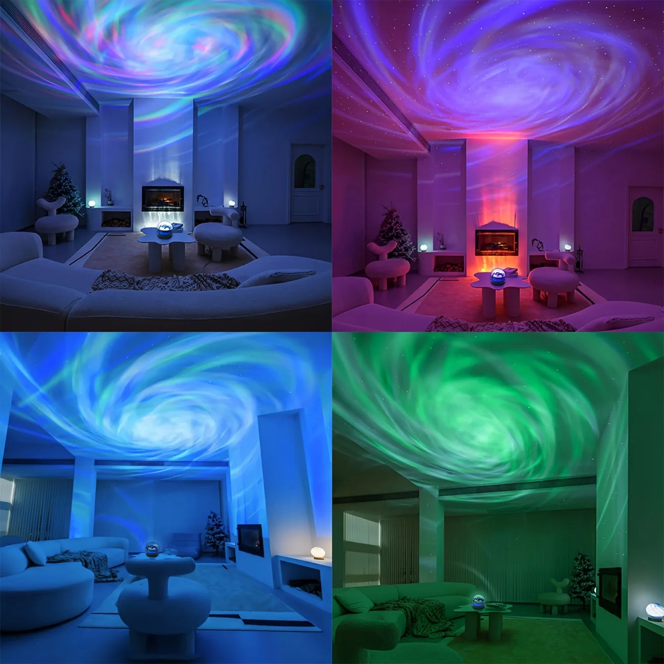 Sound Active Galaxy Projector Night Light | Create a Magical Atmosphere