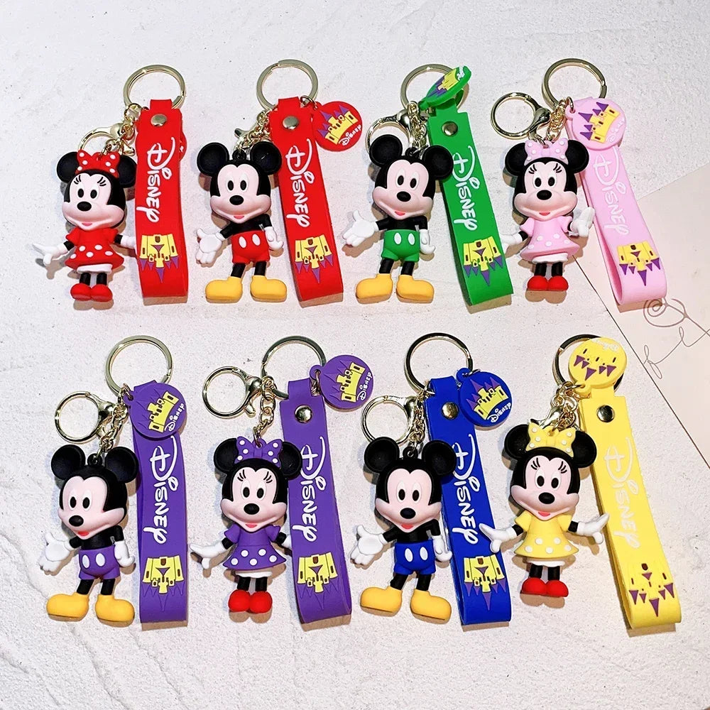 Adorable Anime Mickey Keychain - Perfect for Bags, Cars, and Christmas Gifts