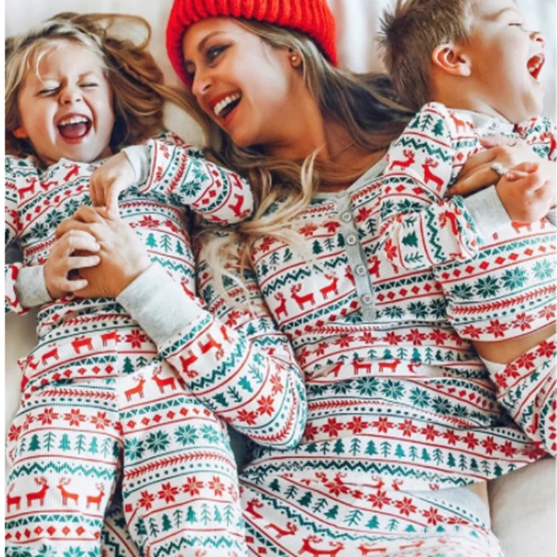 Christmas 2024 Family Matching Pajama Sets - Allover Print