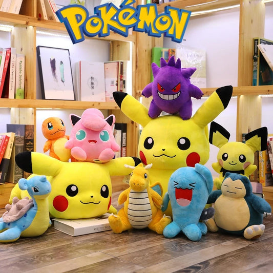 Pokemon Plush Collection - Original Pikachu, Psyduck, Mew & More