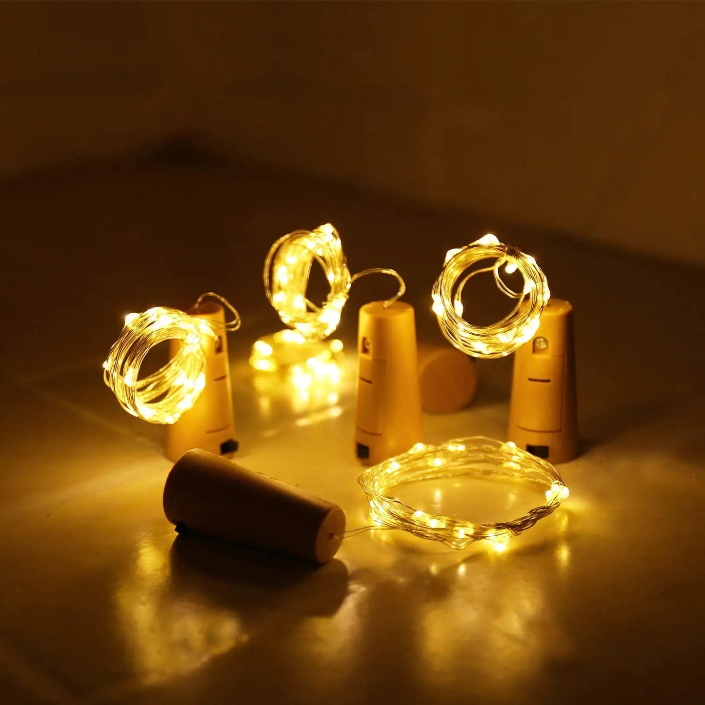 Wine Bottle Cork Fairy Lights – 2M LED String Lights for Party Decor