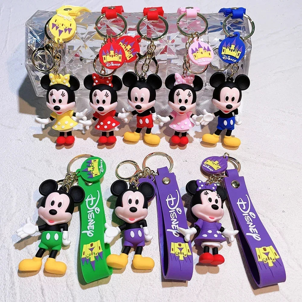 Adorable Anime Mickey Keychain - Perfect for Bags, Cars, and Christmas Gifts