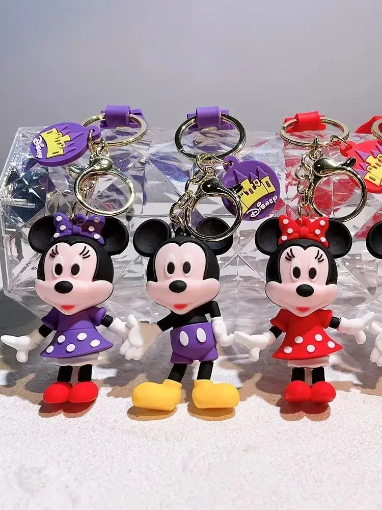 Adorable Anime Mickey Keychain - Perfect for Bags, Cars, and Christmas Gifts