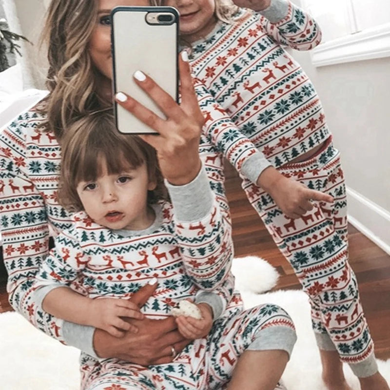 Christmas 2024 Family Matching Pajama Sets - Allover Print