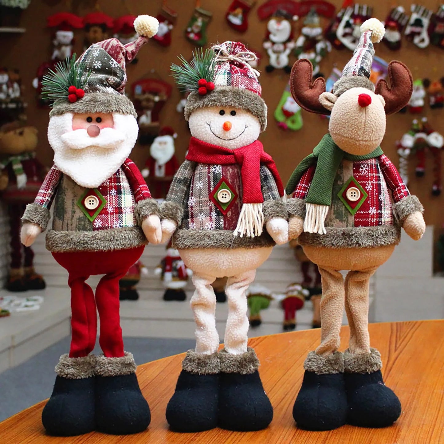 Holiday Decorative Dolls - Merry Christmas Ornaments for Your Home