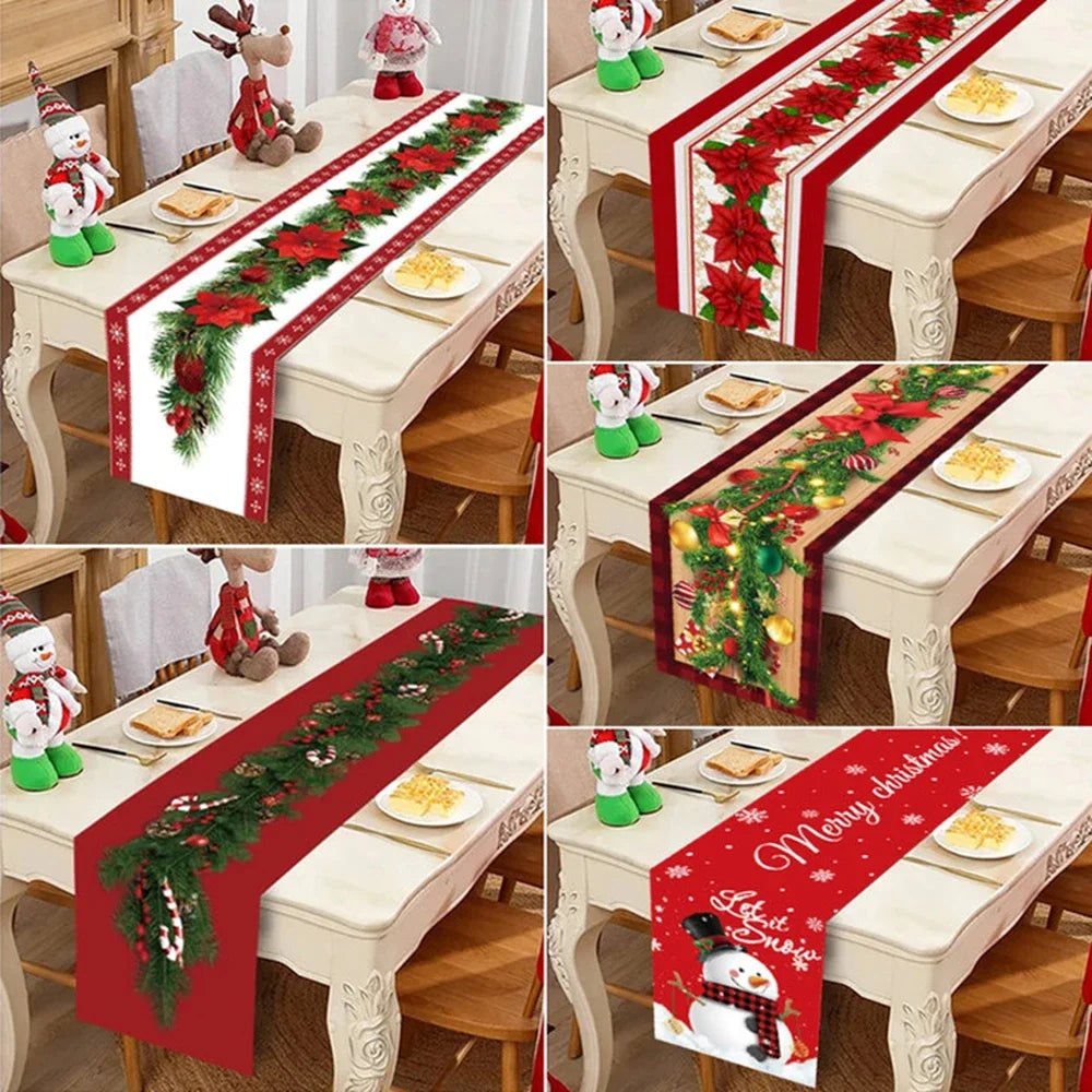 Decorative Xmas Table Runner - Perfect for Christmas Celebrations