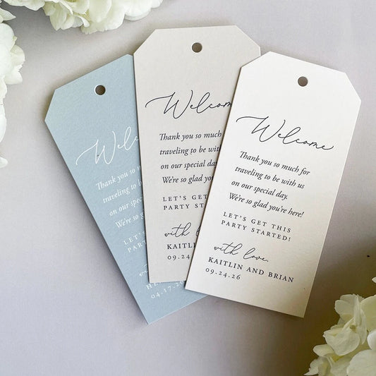 Personalised Thank You Tags - Wedding Favors & Party Decor