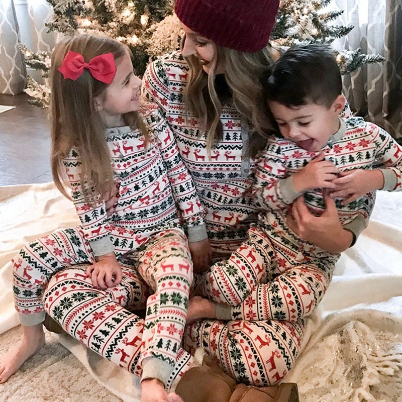 Christmas 2024 Family Matching Pajama Sets - Allover Print