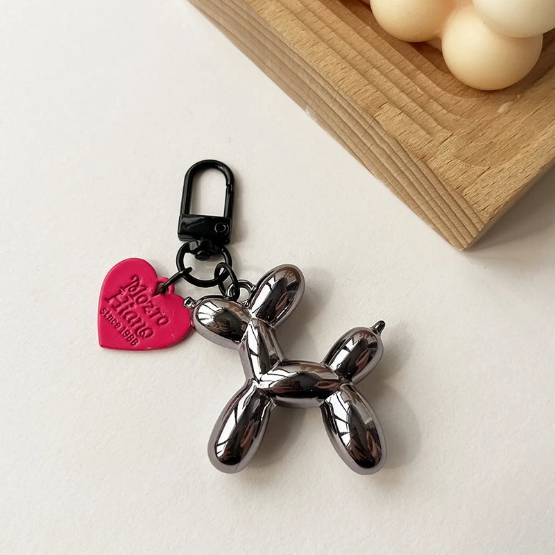 Cute Balloon Dog Keychain – Y2K Style Bag Accessory & Key Buckle