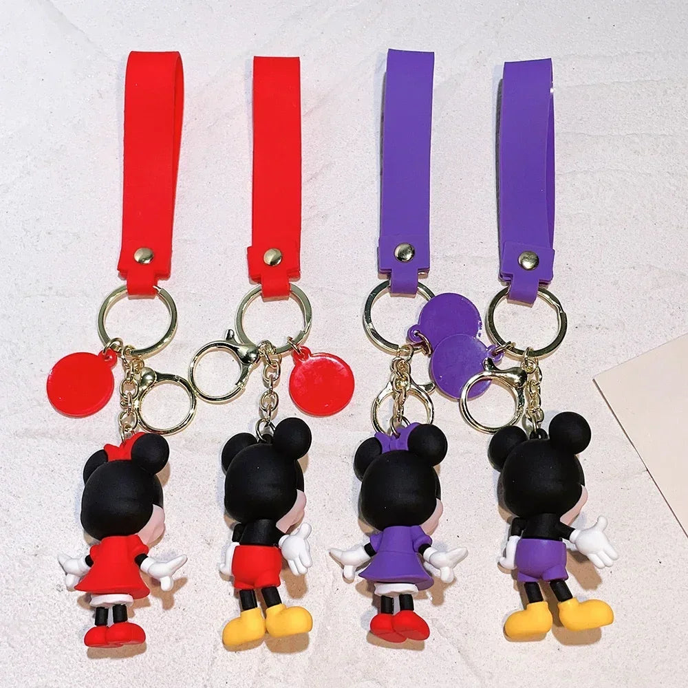 Adorable Anime Mickey Keychain - Perfect for Bags, Cars, and Christmas Gifts