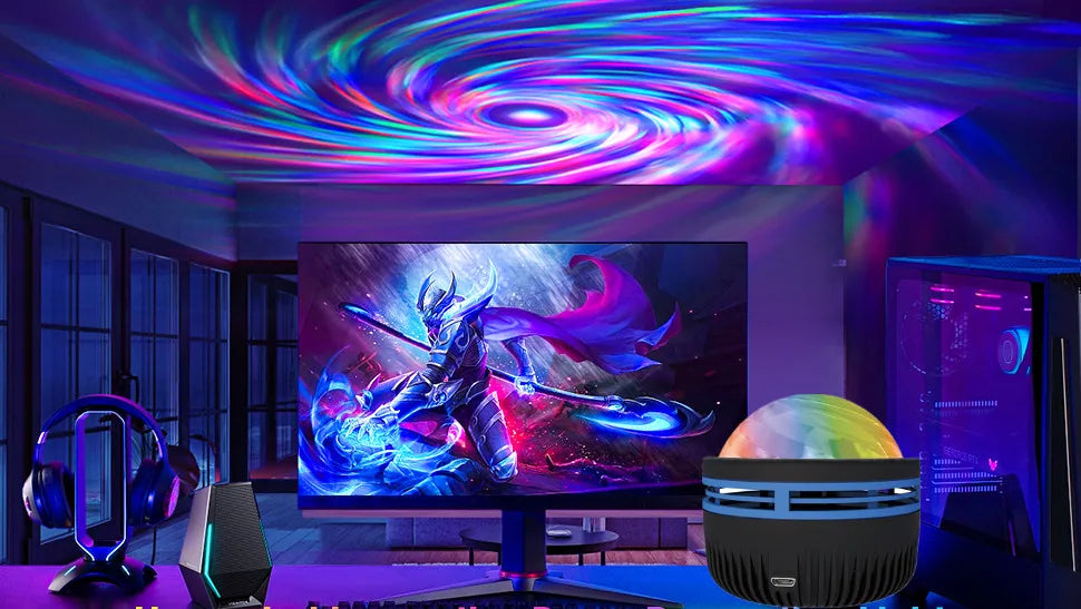 Magical LED Galaxy Projector for Bedrooms - Ideal Christmas Decor