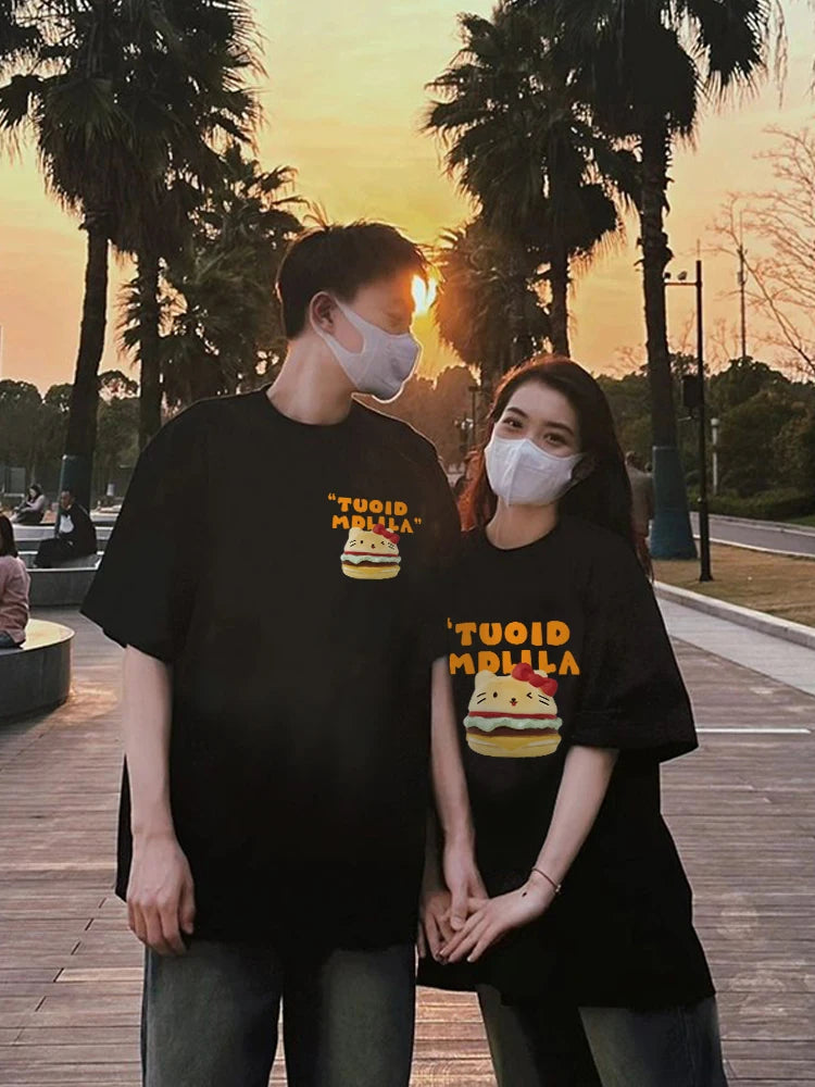 Matching Outfits for Couples Shirt Funny Couple Couples Matching cotton Tshirt y2k top korean reviews many clothes