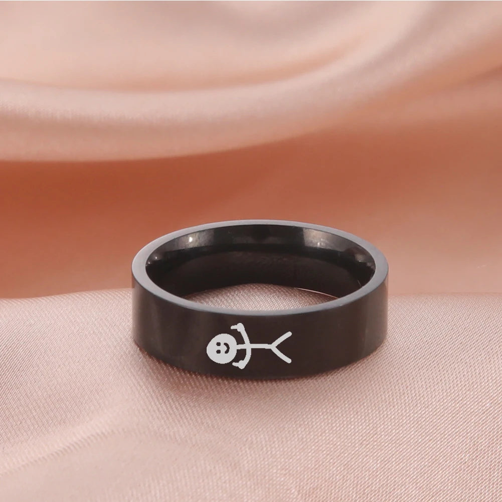 Dreamtimes Middle Finger Stickman Ring | Unique Party Gift for Couples