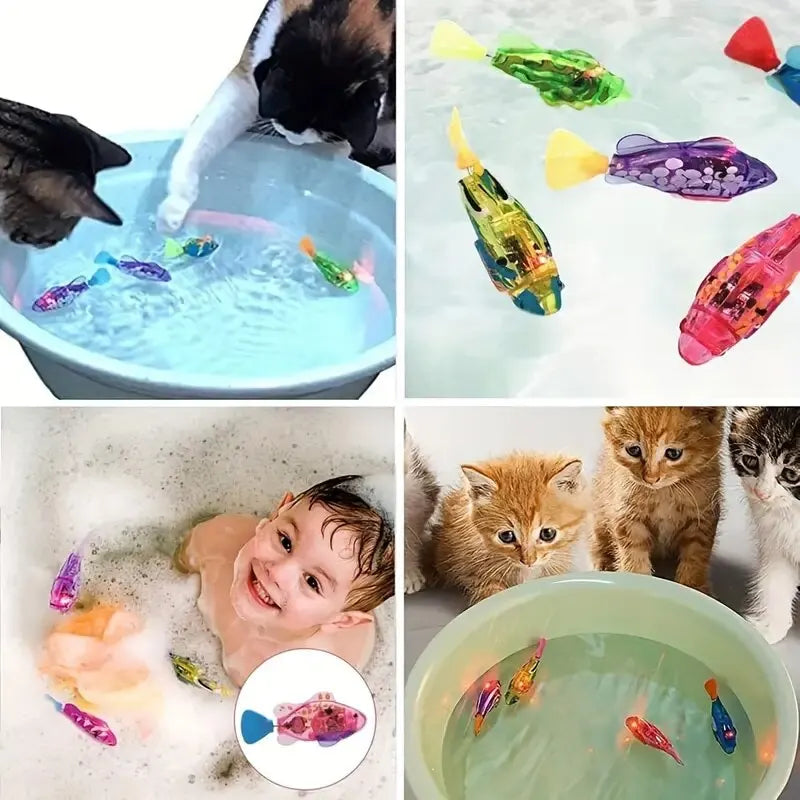 Interactive Electronic Fish Bath Toy - Fun for Kids and Pets Alike