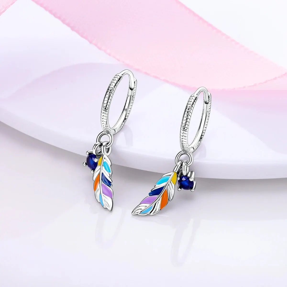 Trendy Silver Plated Hoop Earrings - Women’s Fashion Jewelry for Any Occasion