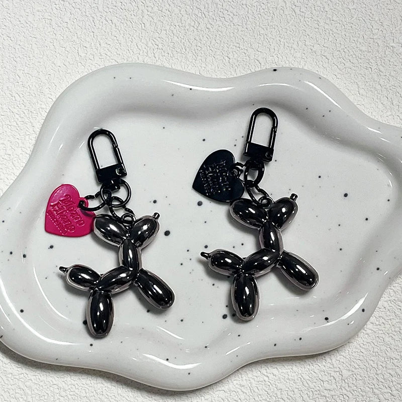 Cute Balloon Dog Keychain – Y2K Style Bag Accessory & Key Buckle