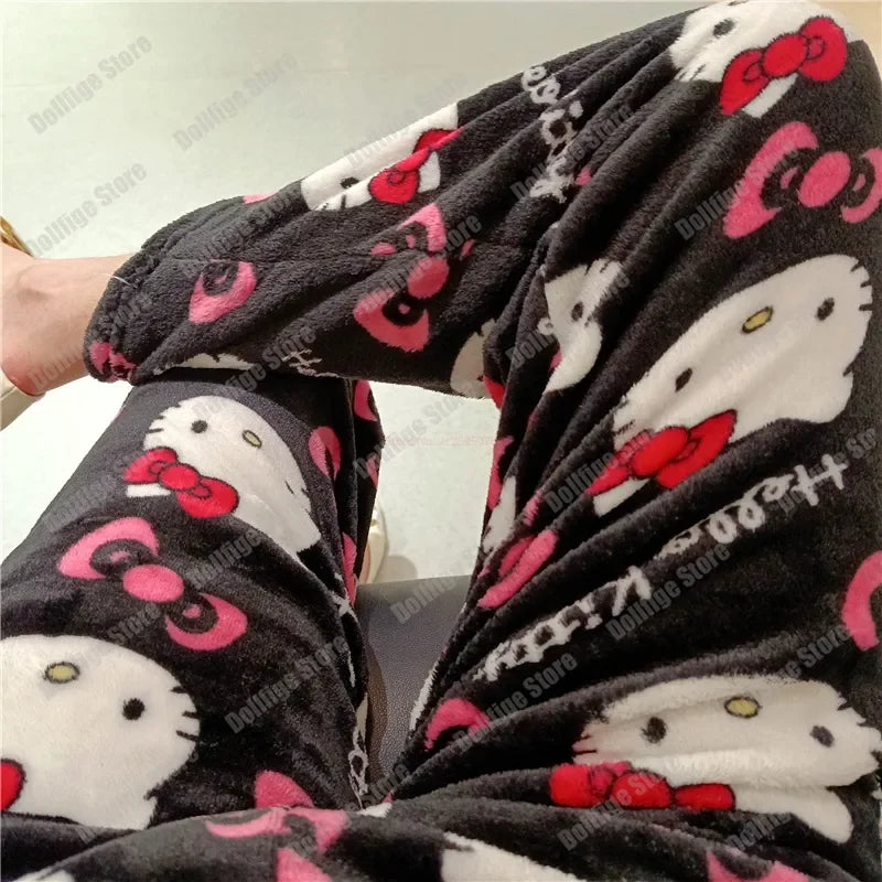 Cute and Comfy Hello Kitty Pajamas - Ideal for Cozy Nights at Home