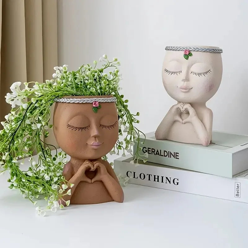 Unique Human Figure Flower Pot | Perfect for Home Decor and Plant Lovers