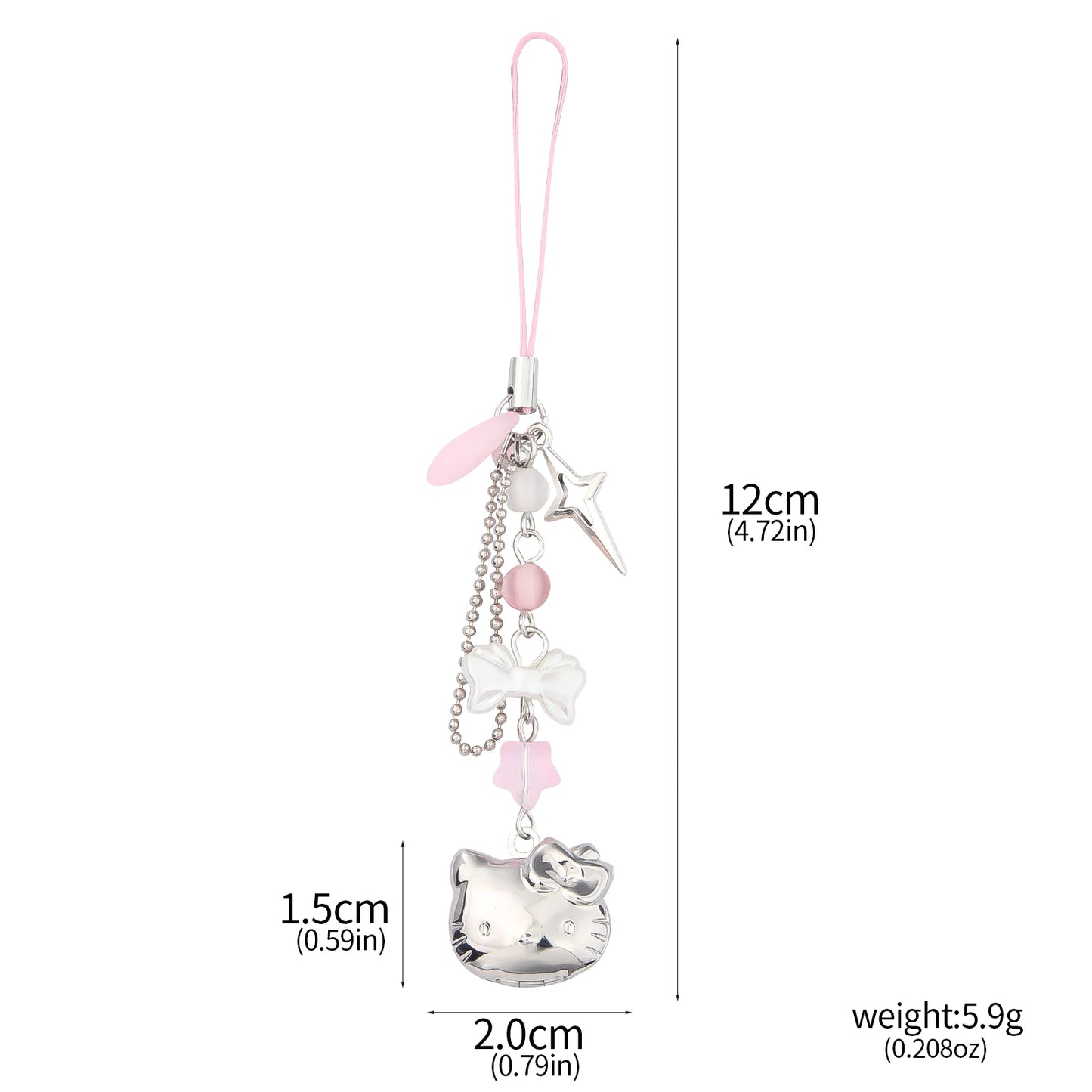 Cute Anime Sanrio Hello Kitty Keychain | Phone & Bag Charm