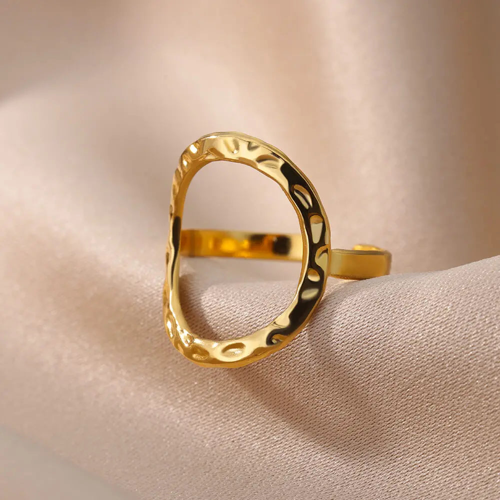 Simple and Elegant Geometric Rings for Women – Perfect Christmas Gift