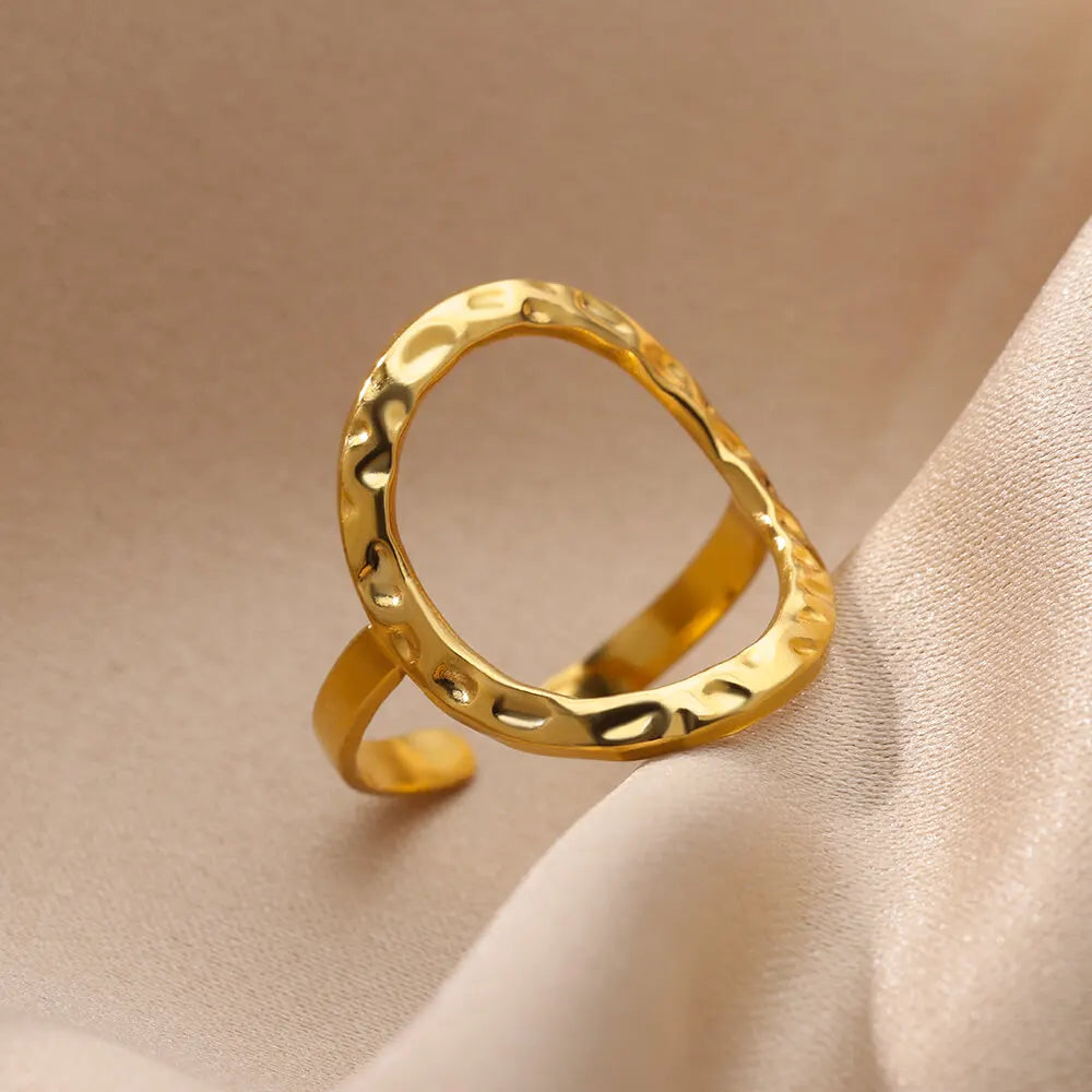 Simple and Elegant Geometric Rings for Women – Perfect Christmas Gift