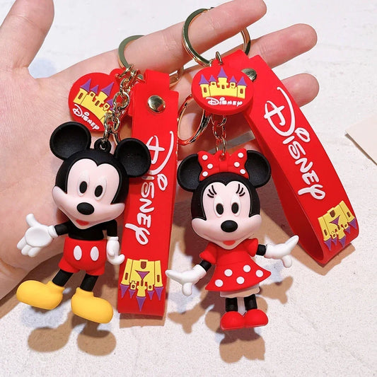 Adorable Anime Mickey Keychain - Perfect for Bags, Cars, and Christmas Gifts