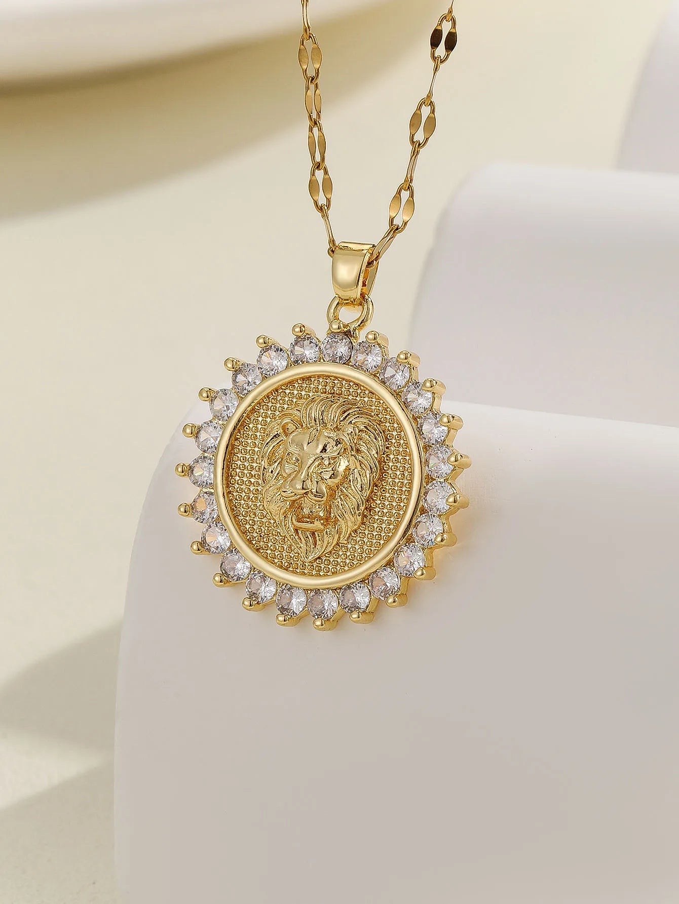 Personalized Zircon Santa Maria Series Necklace - Unique Religious Jewelry