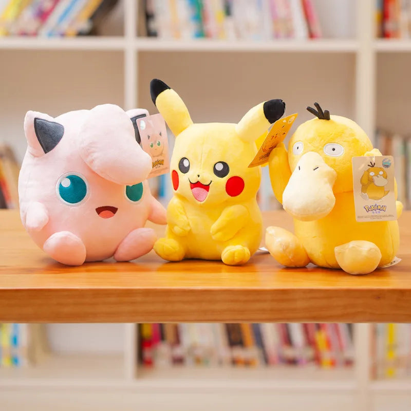 Pokemon Plush Collection - Original Pikachu, Psyduck, Mew & More