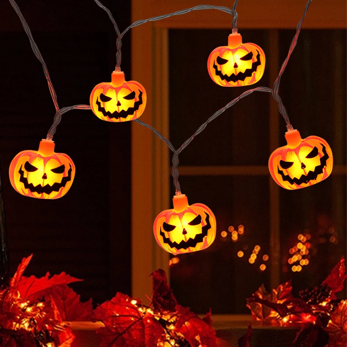 Halloween Decorations Pumpkin Lights | Spooky LED Lanterns for Indoor & Outdoor Decor