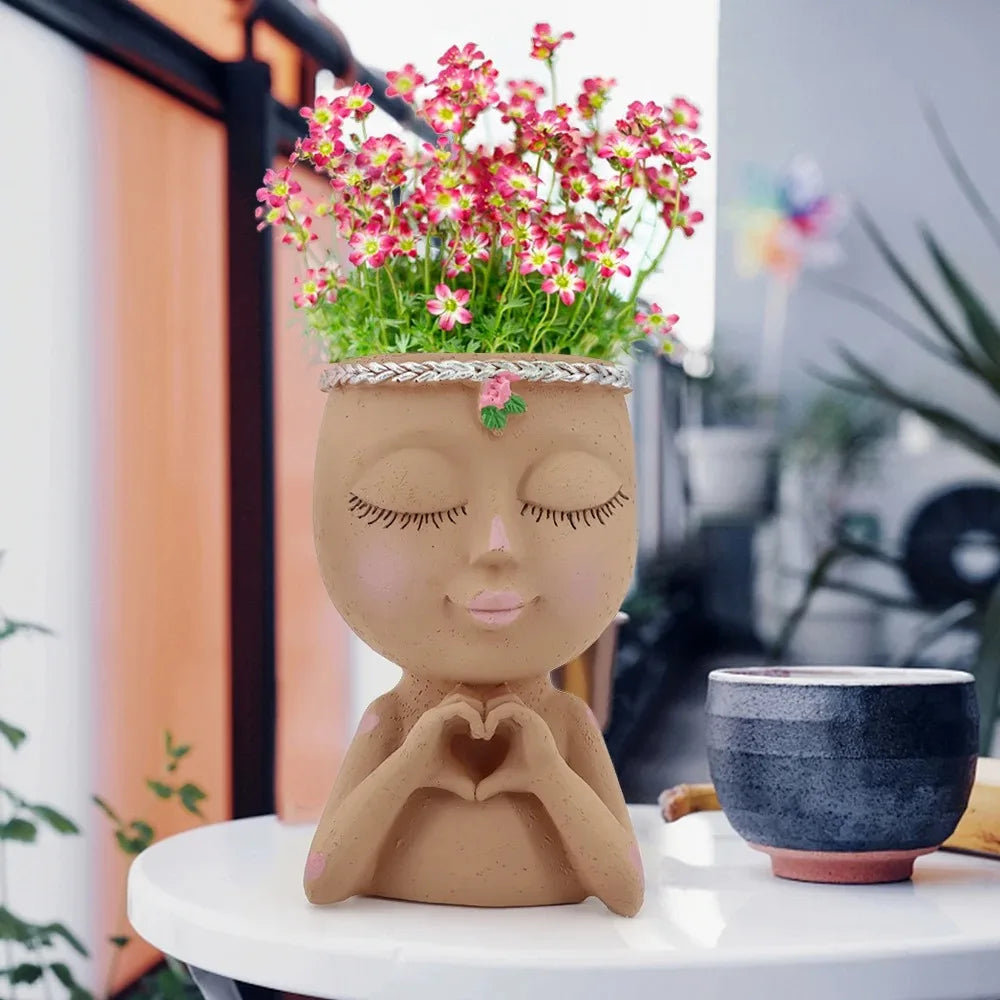 Unique Human Figure Flower Pot | Perfect for Home Decor and Plant Lovers