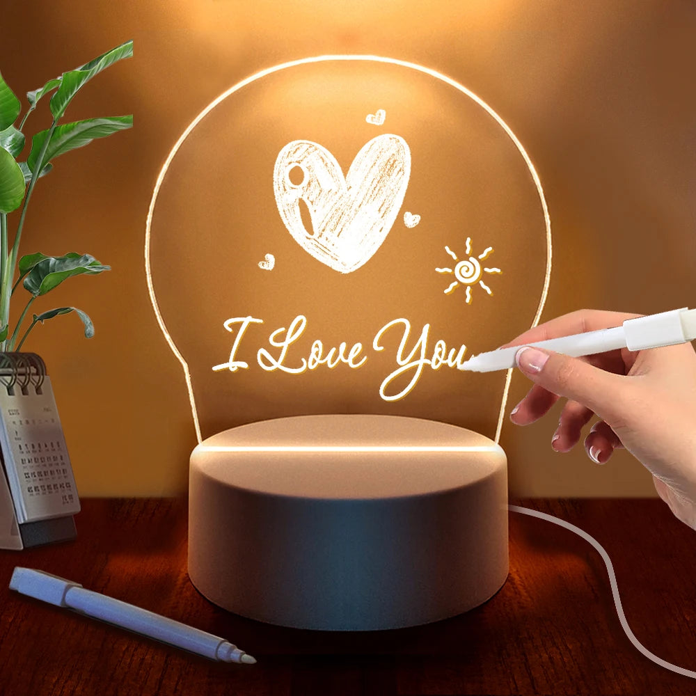 Board Night Light – Creative Gift for Loved Ones