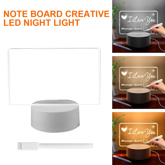 Board Night Light – Creative Gift for Loved Ones