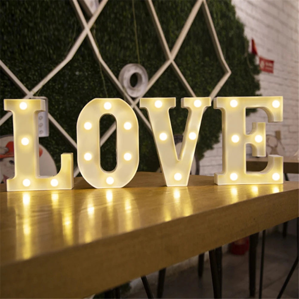 Brighten Up Your Space with Alphabet LED Night Lights for Every Occasion