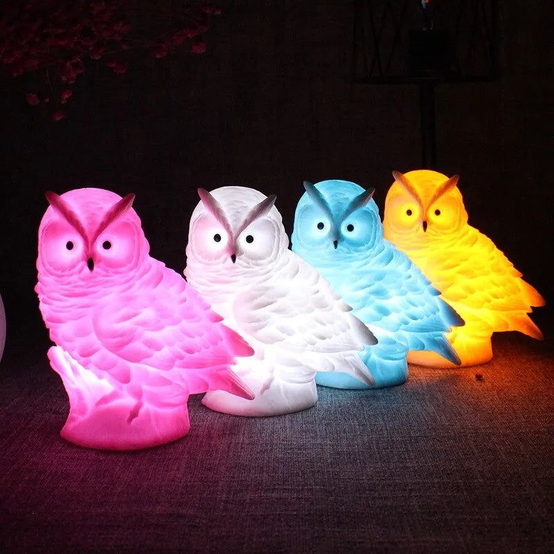 Adorable Owl Night Light | Perfect Ambient Light for Kids' Rooms