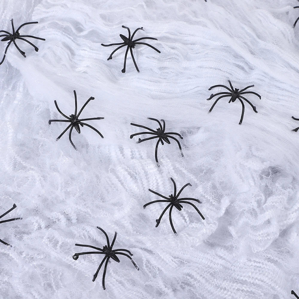 Halloween Artificial Spider Web | Spooky Party & Home Decoration