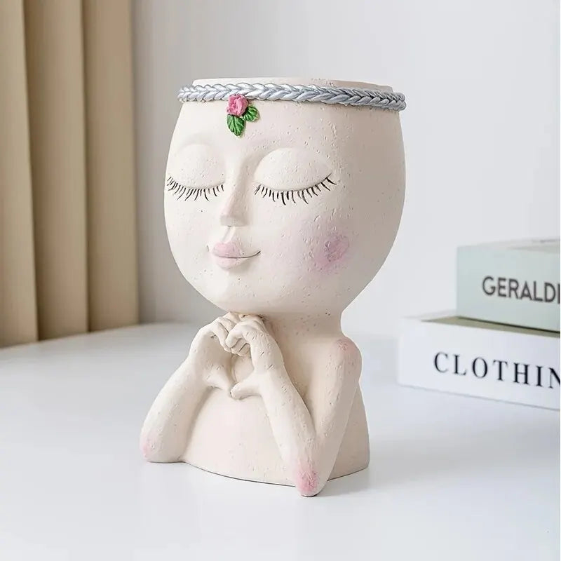 Unique Human Figure Flower Pot | Perfect for Home Decor and Plant Lovers