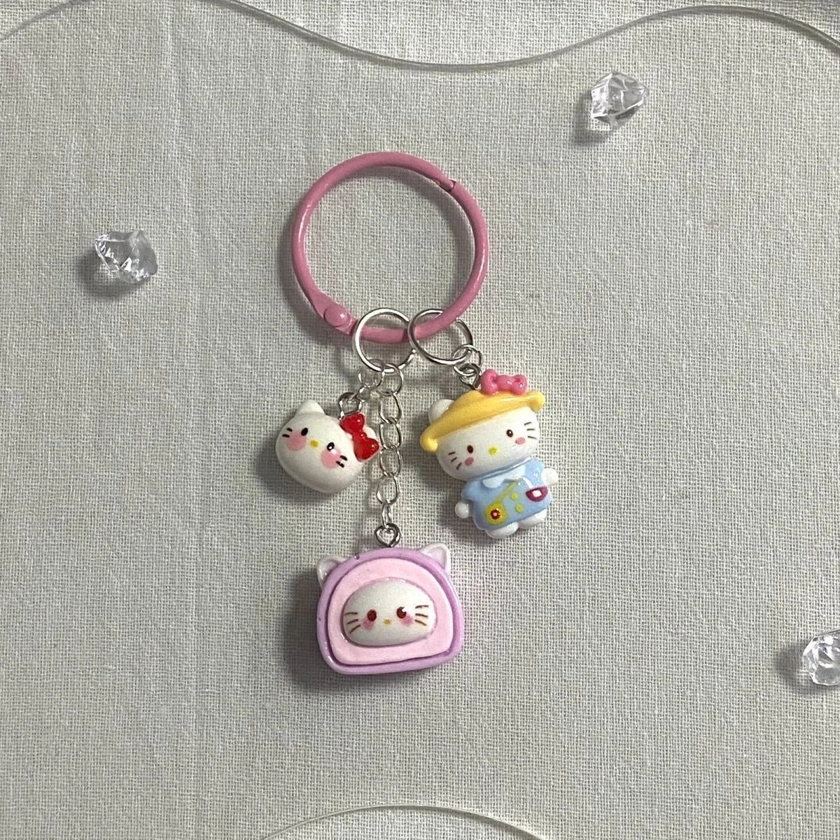 Anime Hello Kitty Melody Keychain | Creative Backpack Pendant Gift