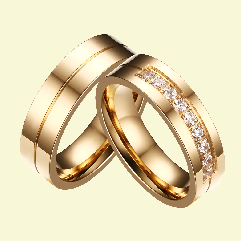 Trendy Personalized Gold Ring | Classic Style for Women