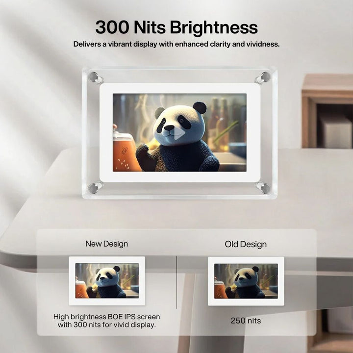 Motion Video Plexiglass Digital Photo Frame - Cutest Gift Ever