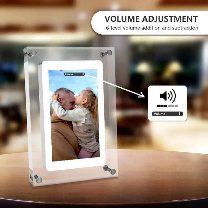 Motion Video Plexiglass Digital Photo Frame - Cutest Gift Ever